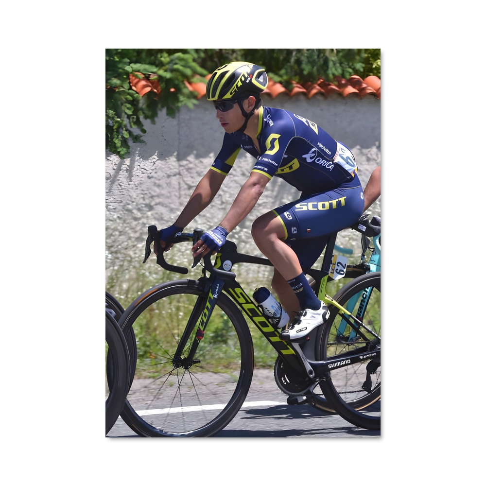Poster Criterium dauphine coureur